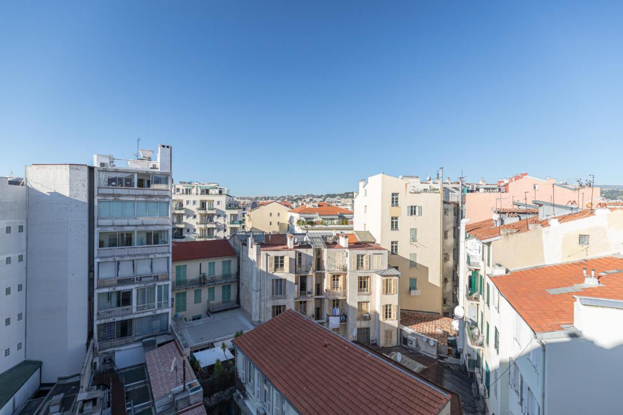 1 Su Ede - Dernier Etage Ascenseur - 1 Min Plage Et Zone Pietonne Nicea Zewnętrze zdjęcie